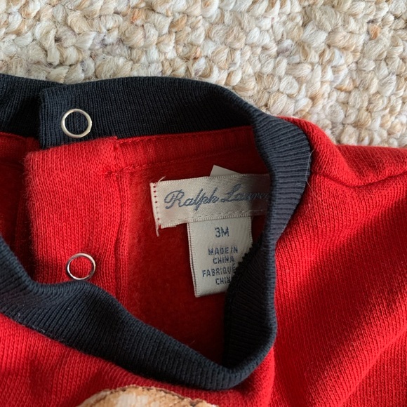 Polo Ralph Lauren sweatshirt and sweatpants set 3 month - Picture 3 of 7